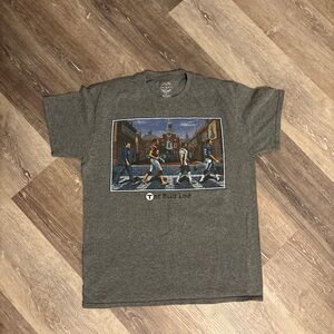 New England Patriots The Blue Line T-Shirt M GOAT Brady Edelman Gronk Belichick